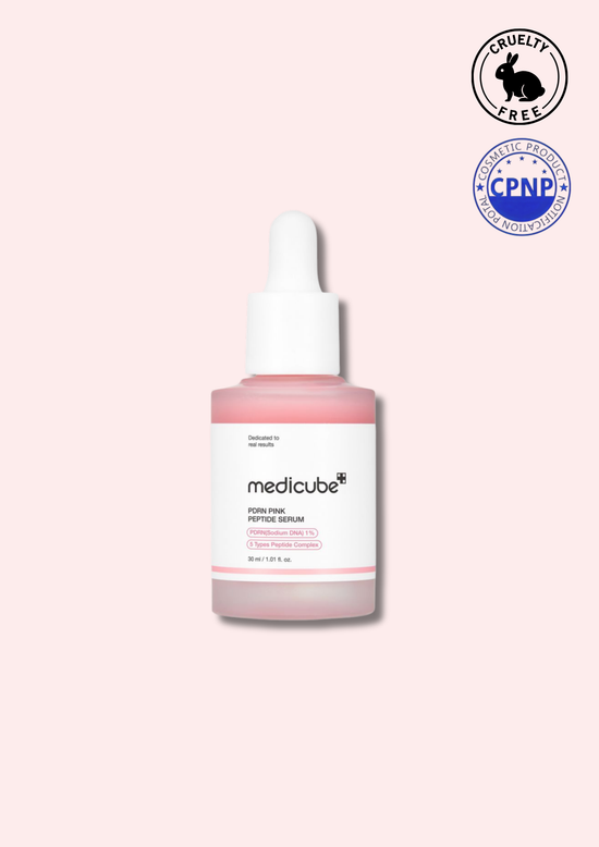 MEDICUBE – Pink Peptide PDRN Serum 30ml - Sérum aux peptides rosés PDRN